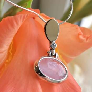 Серебряное колье с кварцем, куб.цирконом и золотом MVN1200GQZ Серебряное колье с кварцем, куб.цирконом и золотом MVN1200GQZ