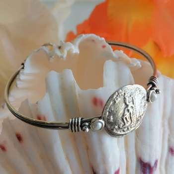 Серебряный браслет с жемчугом 01B1830PL Серебряный браслет с жемчугом 01B1830PL