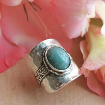 Серебряное кольцо с авантюрином 01R2730AV Серебряное кольцо с авантюрином 01R2730AV