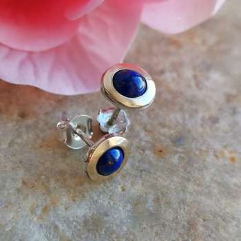 Серебряные серьги с лазуритом и золотом MVE1576GLZ Серебряные серьги с лазуритом и золотом MVE1576GLZ