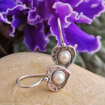 Серебряные серьги с жемчугом 01E2366PL/1 Серебряные серьги с жемчугом 01E2366PL/1