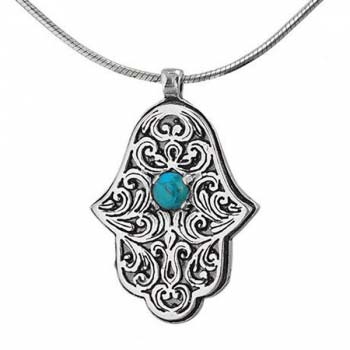 Серебряное колье с бирюзой MVN1242TQ Серебряное колье с бирюзой MVN1242TQ