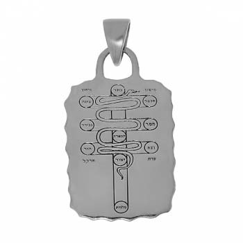 Серебряные печати Соломона с медным змеем PS6218