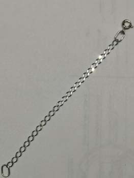 Серебряный удлинитель для колье CH010 Серебряный удлинитель для колье CH010