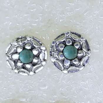 Серебряные серьги с бирюзой MVE2133TQ Серебряные серьги с бирюзой MVE2133TQ