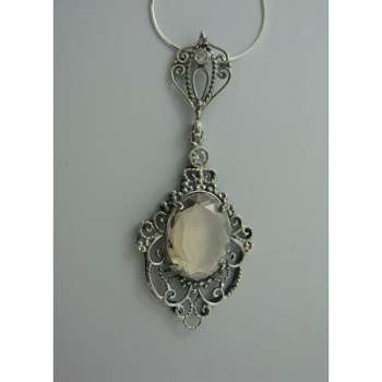 Серебряное колье с куб.цирконом MVN1060CZ Серебряное колье с куб.цирконом MVN1060CZ