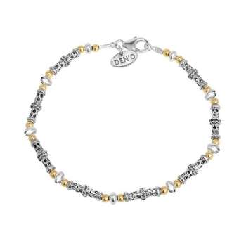 Серебряный браслет с голдфилд YMVBh72 Серебряный браслет с голдфилд YMVBh72