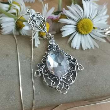 Серебряное колье с куб.цирконом MVN1060CZ Серебряное колье с куб.цирконом MVN1060CZ