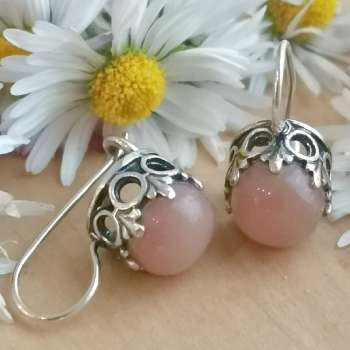 Серебряные серьги с гелиолит 01E867MS Серебряные серьги с гелиолит 01E867MS