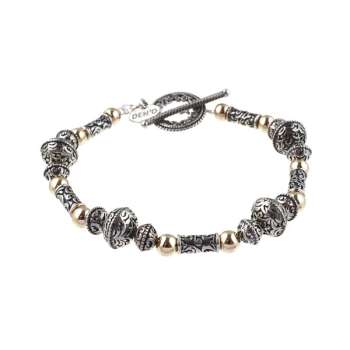 Серебряный браслет с гематитом YMVBh1 Серебряный браслет с гематитом YMVBh1