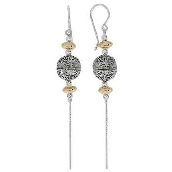 Серебряные серьги с гематитом YMVEh20 Серебряные серьги с гематитом YMVEh20