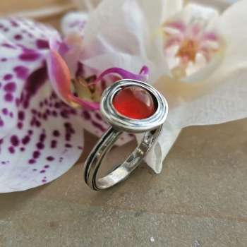 Серебряное кольцо с сердоликом 01R762SR Серебряное кольцо с сердоликом 01R762SR