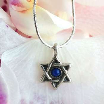 Серебряное колье с лазуритом 01N2278LZ Серебряное колье с лазуритом 01N2278LZ