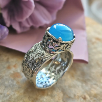 Серебряное кольцо с халцедоном 01R2759HL Серебряное кольцо с халцедоном 01R2759HL