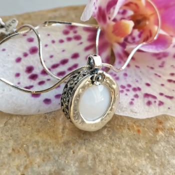 Серебряное колье с перламутром 01N1821PL Серебряное колье с перламутром 01N1821PL