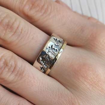 Серебряное кольцо с золотом MVR1775G Серебряное кольцо с золотом MVR1775G