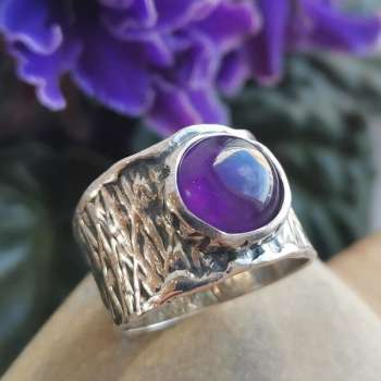 Серебряное кольцо с аметистом 01R2646AM Серебряное кольцо с аметистом 01R2646AM