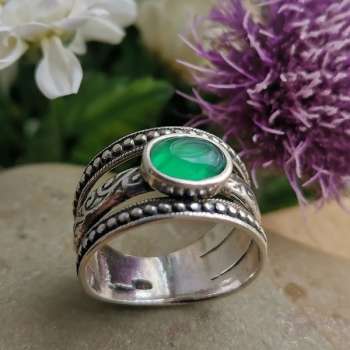 Серебряное кольцо с халцедоном 01R1941HL Серебряное кольцо с халцедоном 01R1941HL
