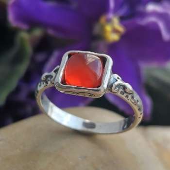 Серебряное кольцо с сердоликом 01R1341SR Серебряное кольцо с сердоликом 01R1341SR